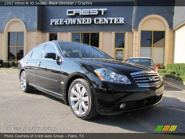 2007 Infiniti M 45 Sedan in Black Obsidian