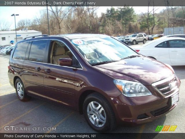 2007 Honda Odyssey EX-L in Dark Cherry Pearl