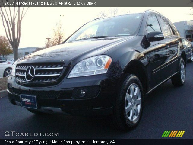 2007 Mercedes-Benz ML 350 4Matic in Black