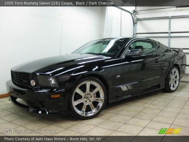 Black 2005 Ford Mustang Saleen S281 Coupe Dark Charcoal