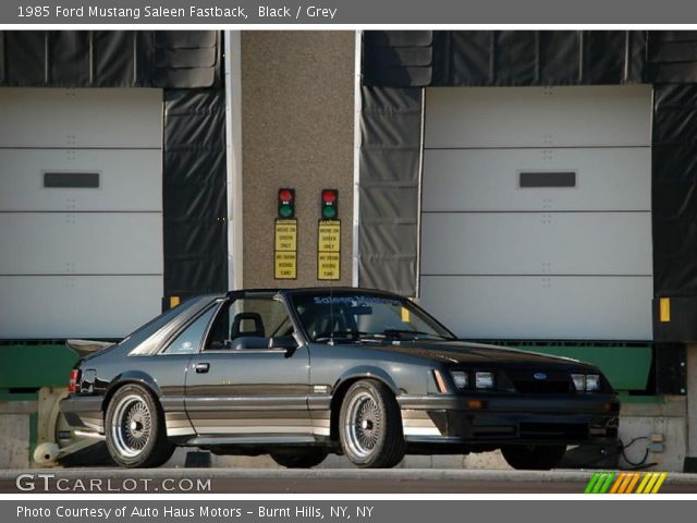 1985 Ford Mustang Saleen Fastback in Black