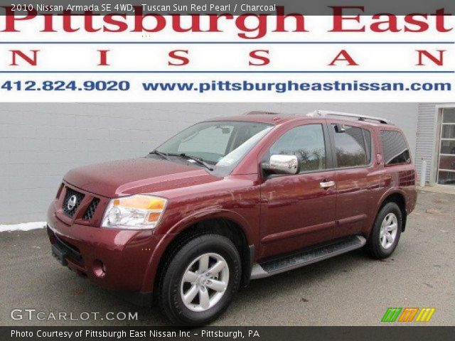 2010 Nissan Armada SE 4WD in Tuscan Sun Red Pearl
