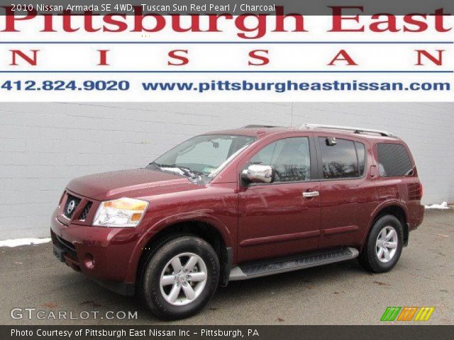 2010 Nissan Armada SE 4WD in Tuscan Sun Red Pearl