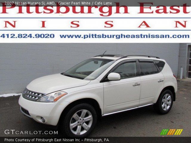 2007 Nissan Murano SL AWD in Glacier Pearl White