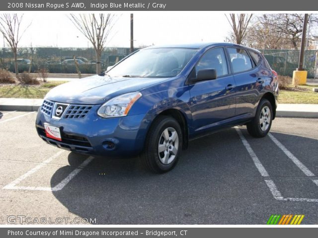 2008 Nissan Rogue S AWD in Indigo Blue Metallic