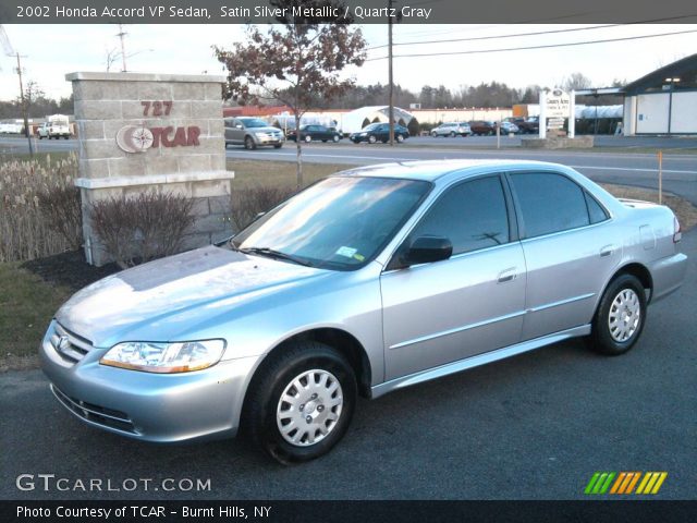 2002 Honda Accord VP Sedan in Satin Silver Metallic