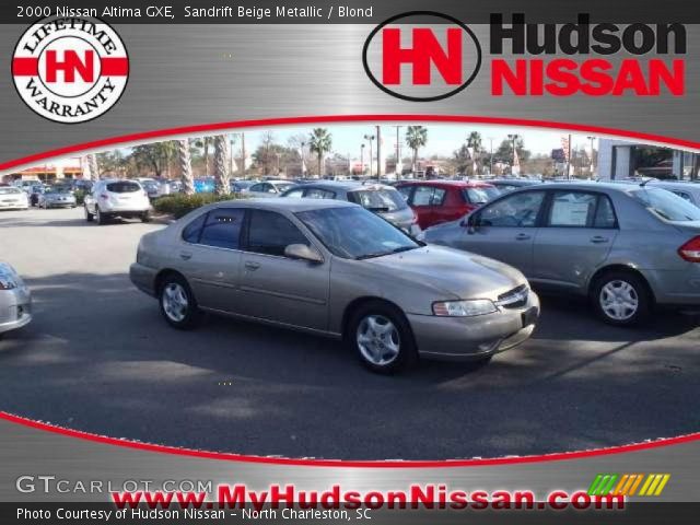2000 Nissan Altima GXE in Sandrift Beige Metallic