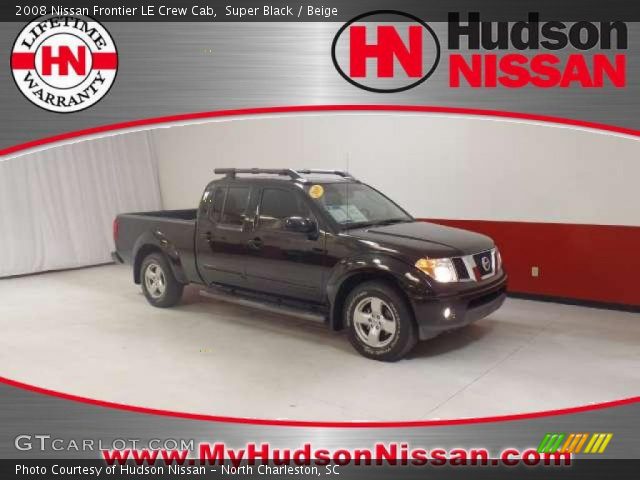 2008 Nissan Frontier LE Crew Cab in Super Black
