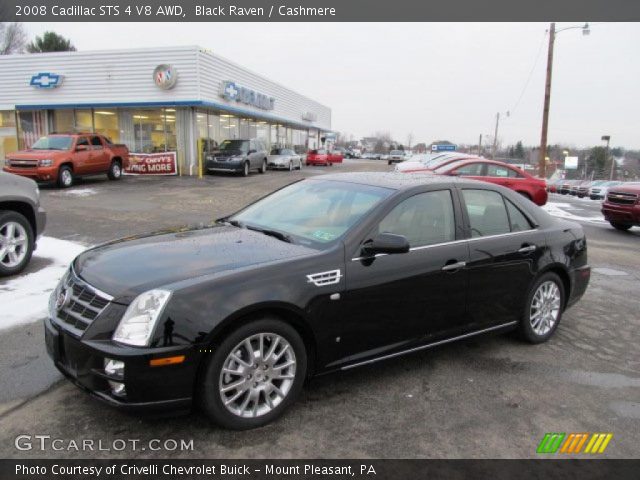 2008 Cadillac STS 4 V8 AWD in Black Raven