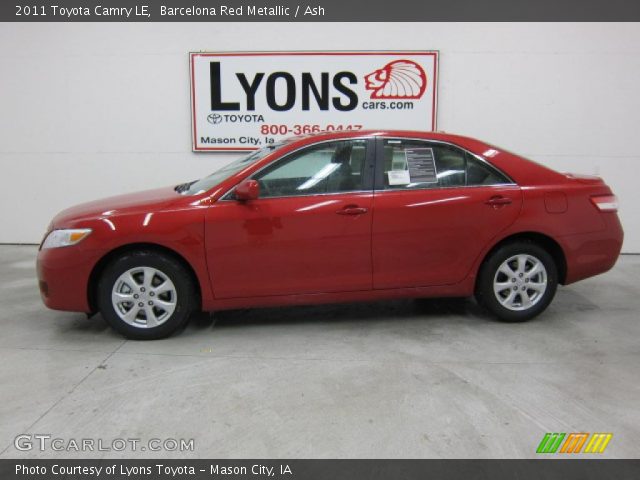 2011 Toyota Camry LE in Barcelona Red Metallic