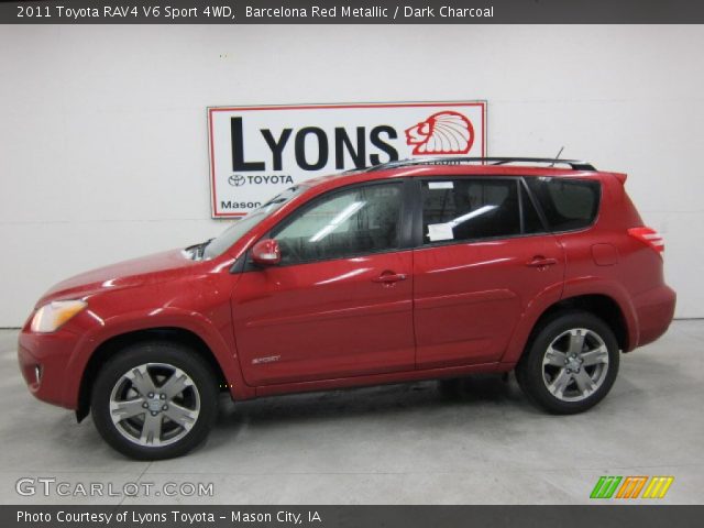 2011 Toyota RAV4 V6 Sport 4WD in Barcelona Red Metallic