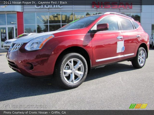 2011 Nissan Rogue SV in Cayenne Red