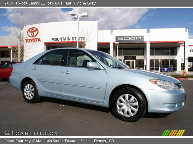 2006 Toyota Camry LE in Sky Blue Pearl