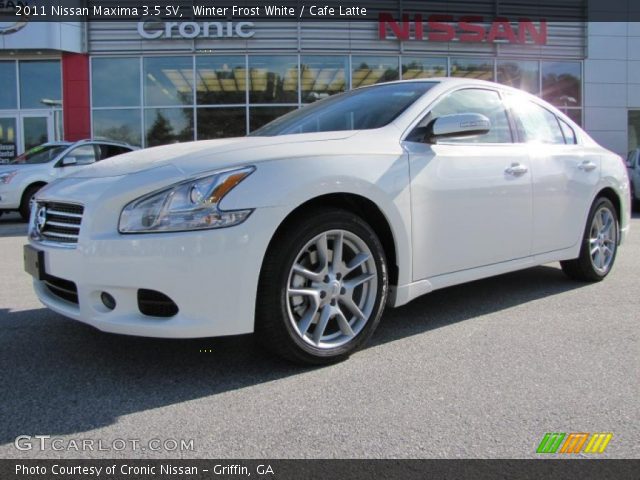 2011 Nissan Maxima 3.5 SV in Winter Frost White