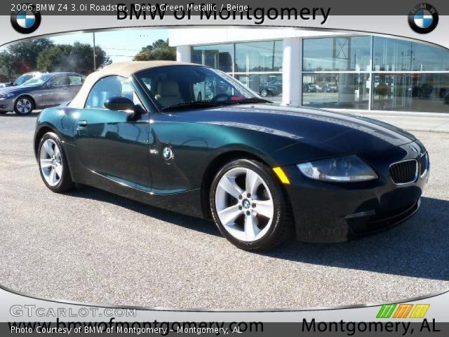 2006 BMW Z4 3.0i Roadster in Deep Green Metallic