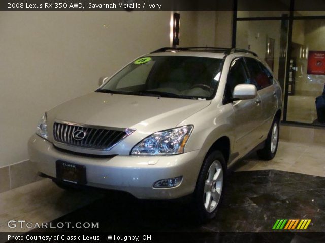 2008 Lexus RX 350 AWD in Savannah Metallic