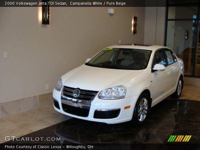2006 Volkswagen Jetta TDI Sedan in Campanella White