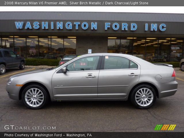 2008 Mercury Milan V6 Premier AWD in Silver Birch Metallic