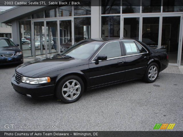 2003 Cadillac Seville STS in Sable Black