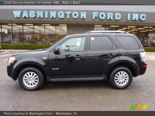 2008 Mercury Mariner V6 Premier 4WD in Black