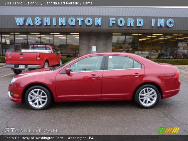 2010 Ford Fusion SEL in Sangria Red Metallic