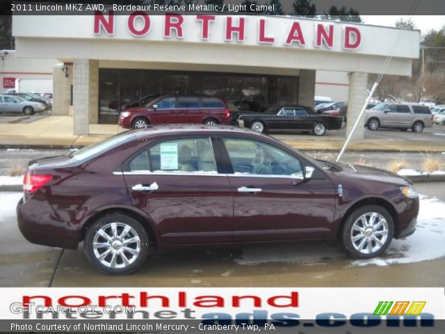 2011 Lincoln MKZ AWD in Bordeaux Reserve Metallic
