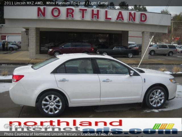 2011 Lincoln MKZ AWD in White Platinum Tri-Coat