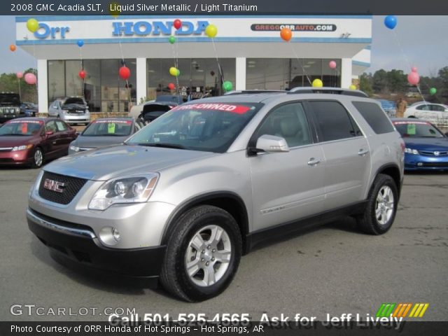 2008 GMC Acadia SLT in Liquid Silver Metallic