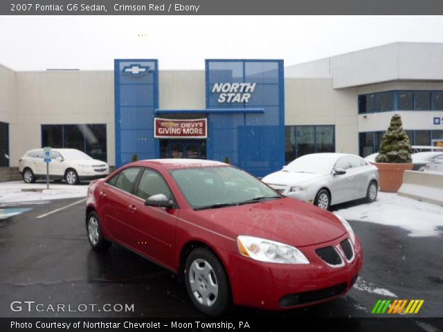 2007 Pontiac G6 Sedan in Crimson Red