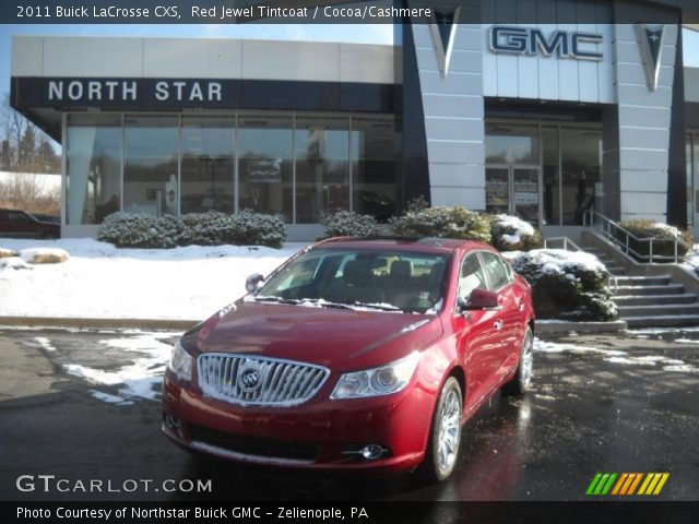 2011 Buick LaCrosse CXS in Red Jewel Tintcoat