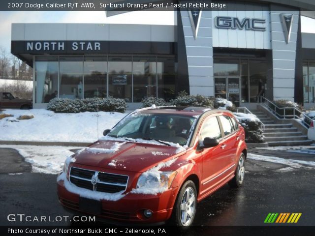 2007 Dodge Caliber R/T AWD in Sunburst Orange Pearl