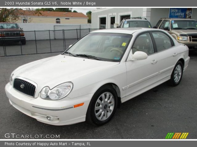 2003 Hyundai Sonata GLS V6 in Noble White