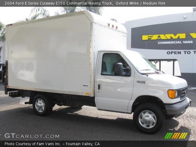 2004 Ford E Series Cutaway E350 Commercial Moving Truck in Oxford White