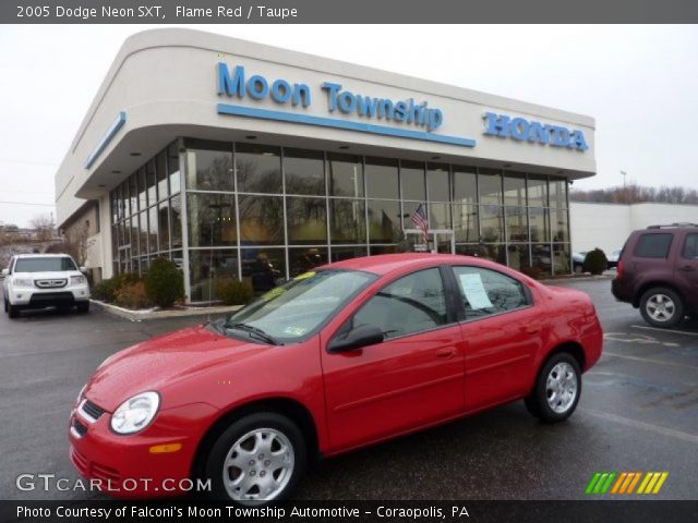 2005 Dodge Neon SXT in Flame Red