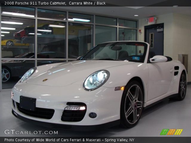 2008 Porsche 911 Turbo Cabriolet in Carrara White