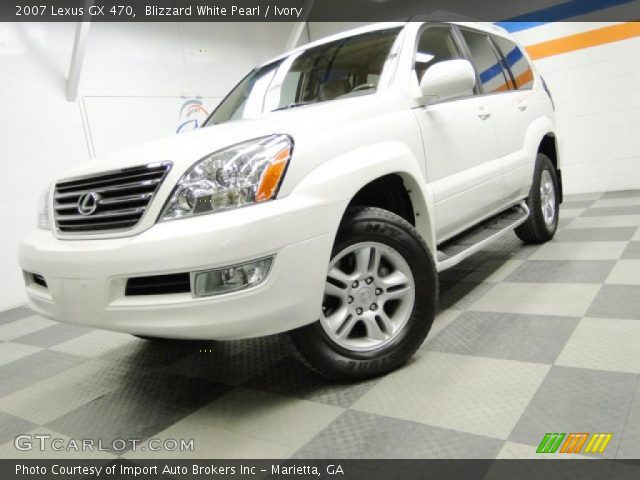 2007 Lexus GX 470 in Blizzard White Pearl