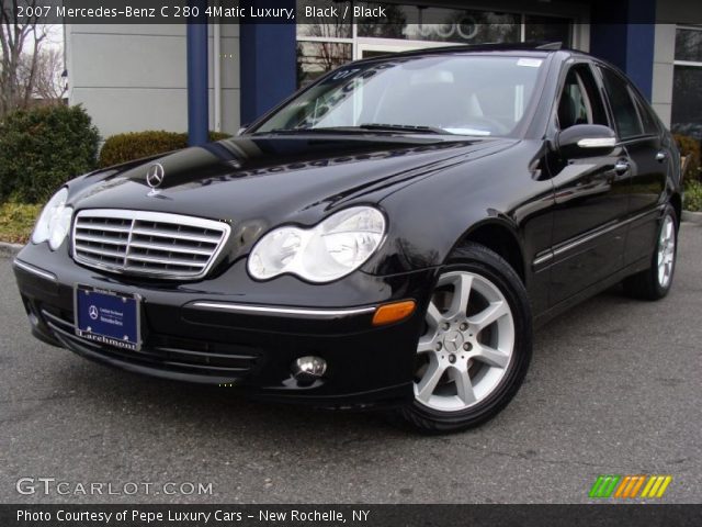 2007 Mercedes-Benz C 280 4Matic Luxury in Black