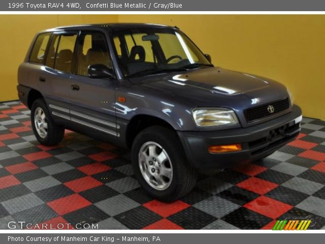 1996 Toyota RAV4 4WD in Confetti Blue Metallic