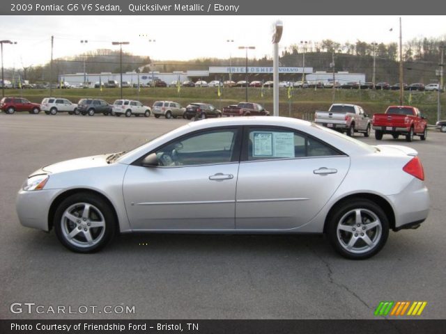 2009 Pontiac G6 V6 Sedan in Quicksilver Metallic