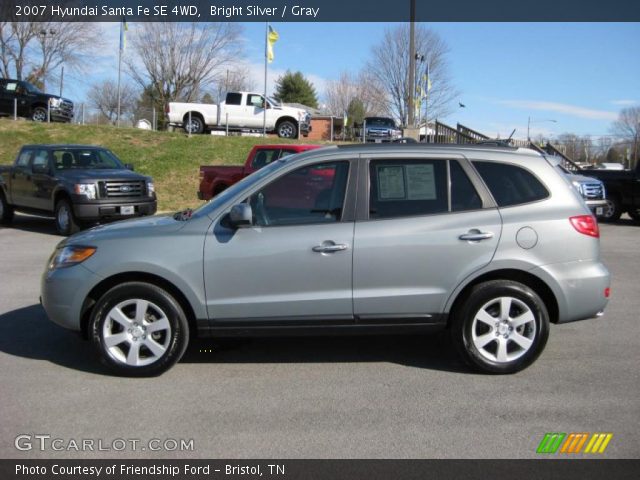 2007 Hyundai Santa Fe SE 4WD in Bright Silver