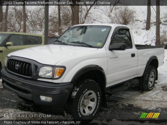2003 Toyota Tacoma PreRunner Regular Cab in Super White