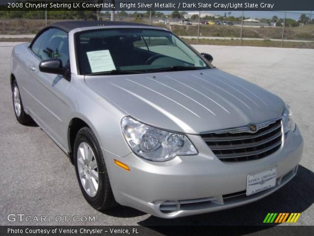 2008 Chrysler Sebring LX Convertible in Bright Silver Metallic