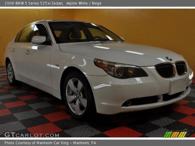 2006 BMW 5 Series 525xi Sedan in Alpine White