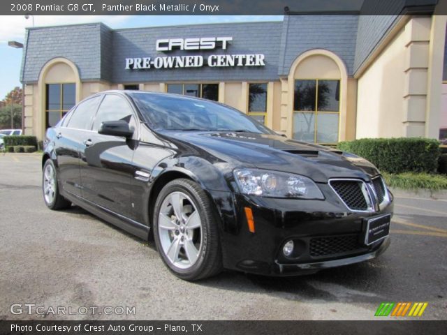2008 Pontiac G8 GT in Panther Black Metallic