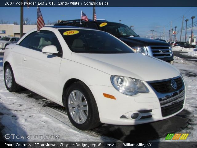 2007 Volkswagen Eos 2.0T in Candy White