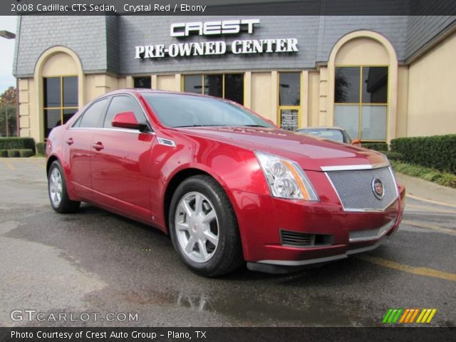 2008 Cadillac CTS Sedan in Crystal Red