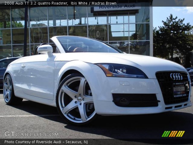 2008 Audi TT 3.2 quattro Roadster in Ibis White