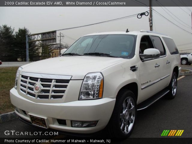 2009 Cadillac Escalade ESV AWD in White Diamond