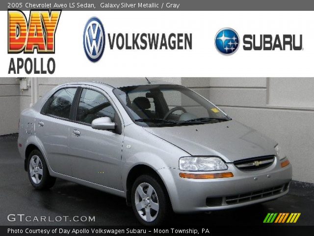 2005 Chevrolet Aveo LS Sedan in Galaxy Silver Metallic