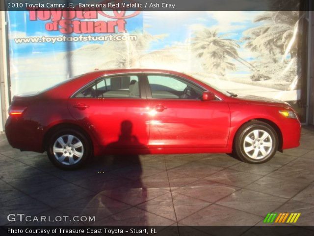 2010 Toyota Camry LE in Barcelona Red Metallic
